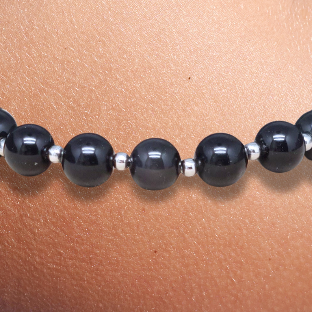 Bracelet en Tourmaline noire 8mm - ENAE Minéraux