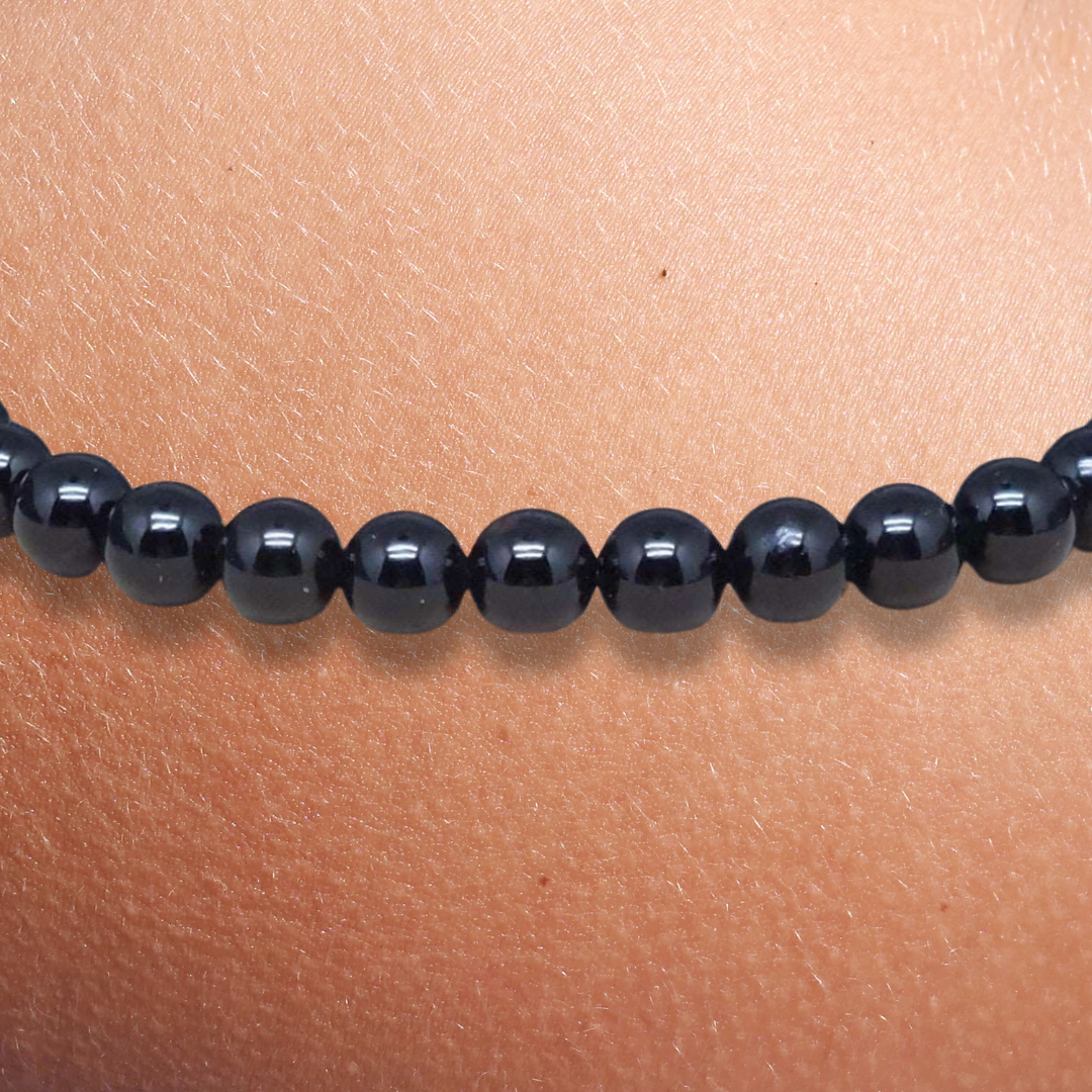 Bracelet en Tourmaline noire 6mm - ENAE Minéraux