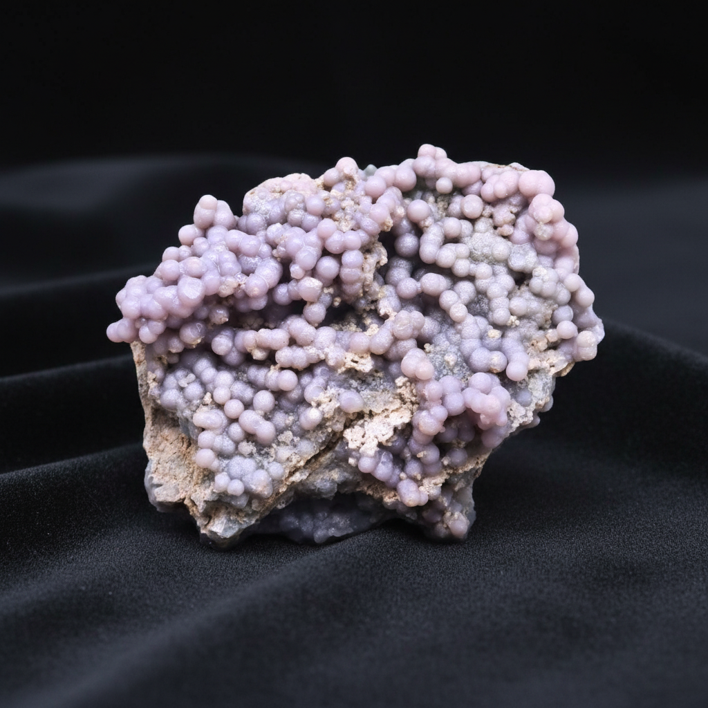 Calcédoine botryoïdale ou grappe brute 233g (MB162)