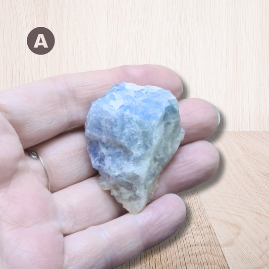 Calcite bleue brute au choix (MB556)