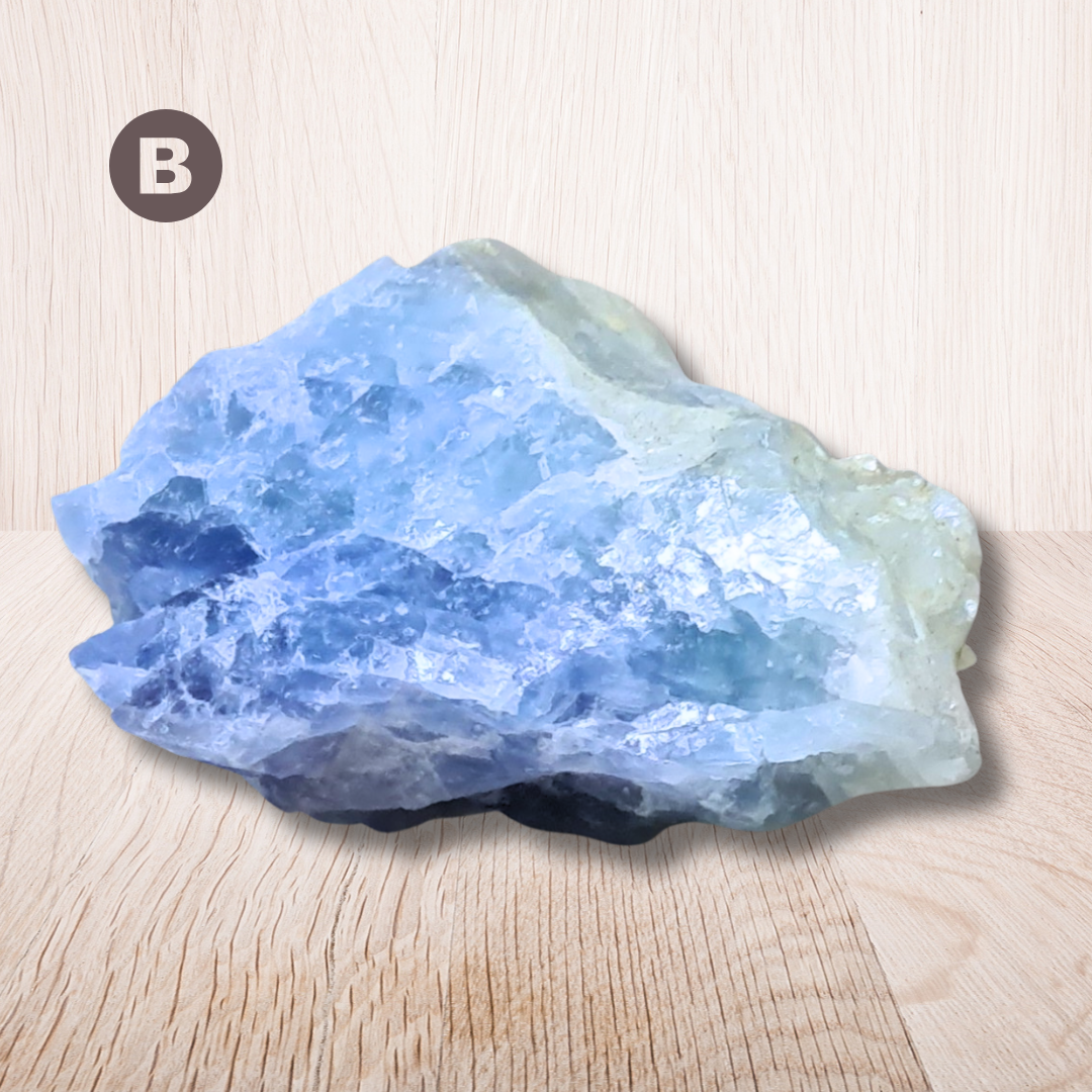 Calcite bleue brute au choix (MB556)