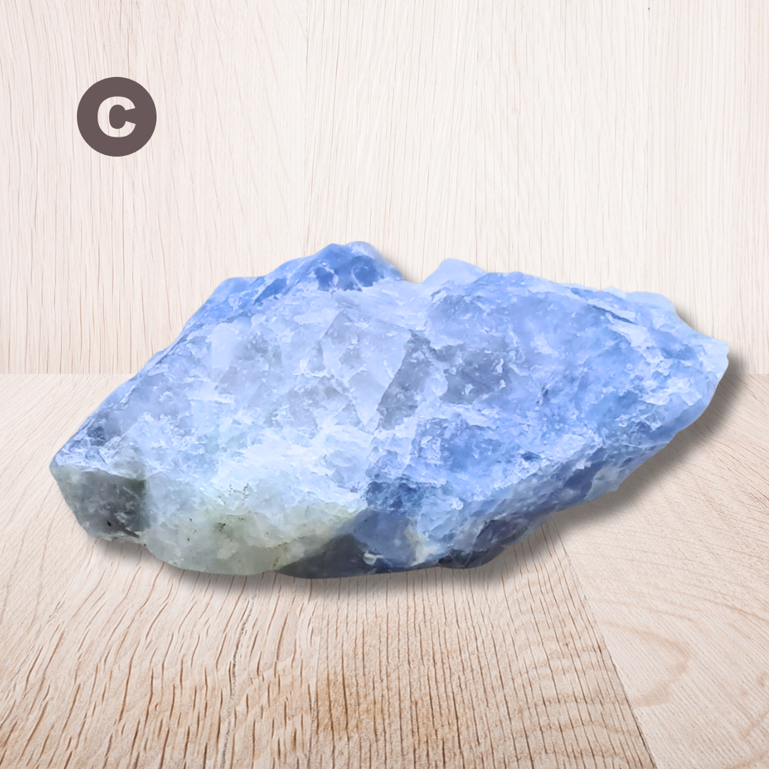 Calcite bleue brute au choix (MB556)