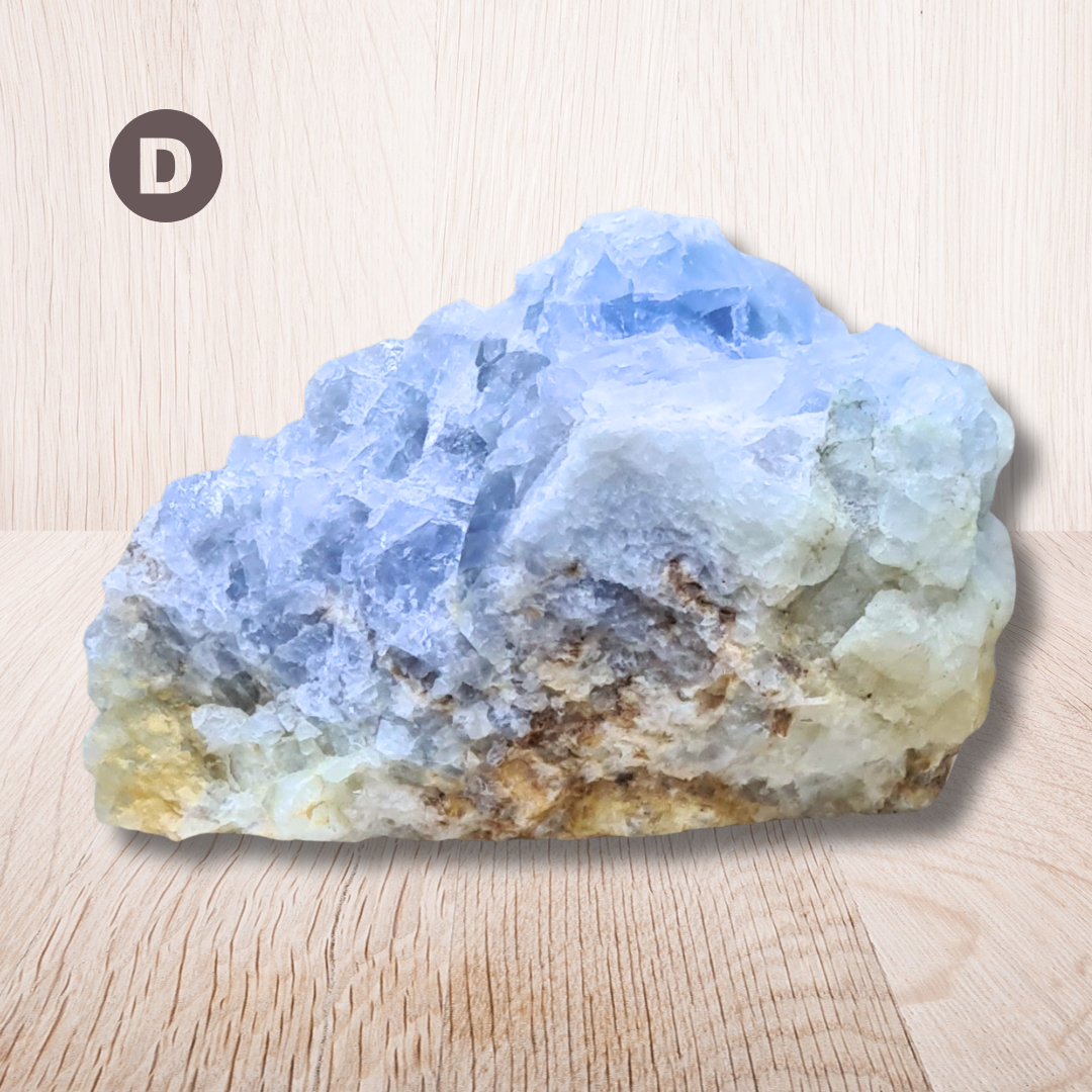 Calcite bleue brute au choix (MB556)