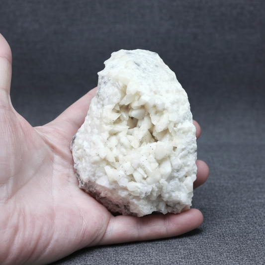 Calcite et éclats de Chalcopyrite brute 424g (MB226)