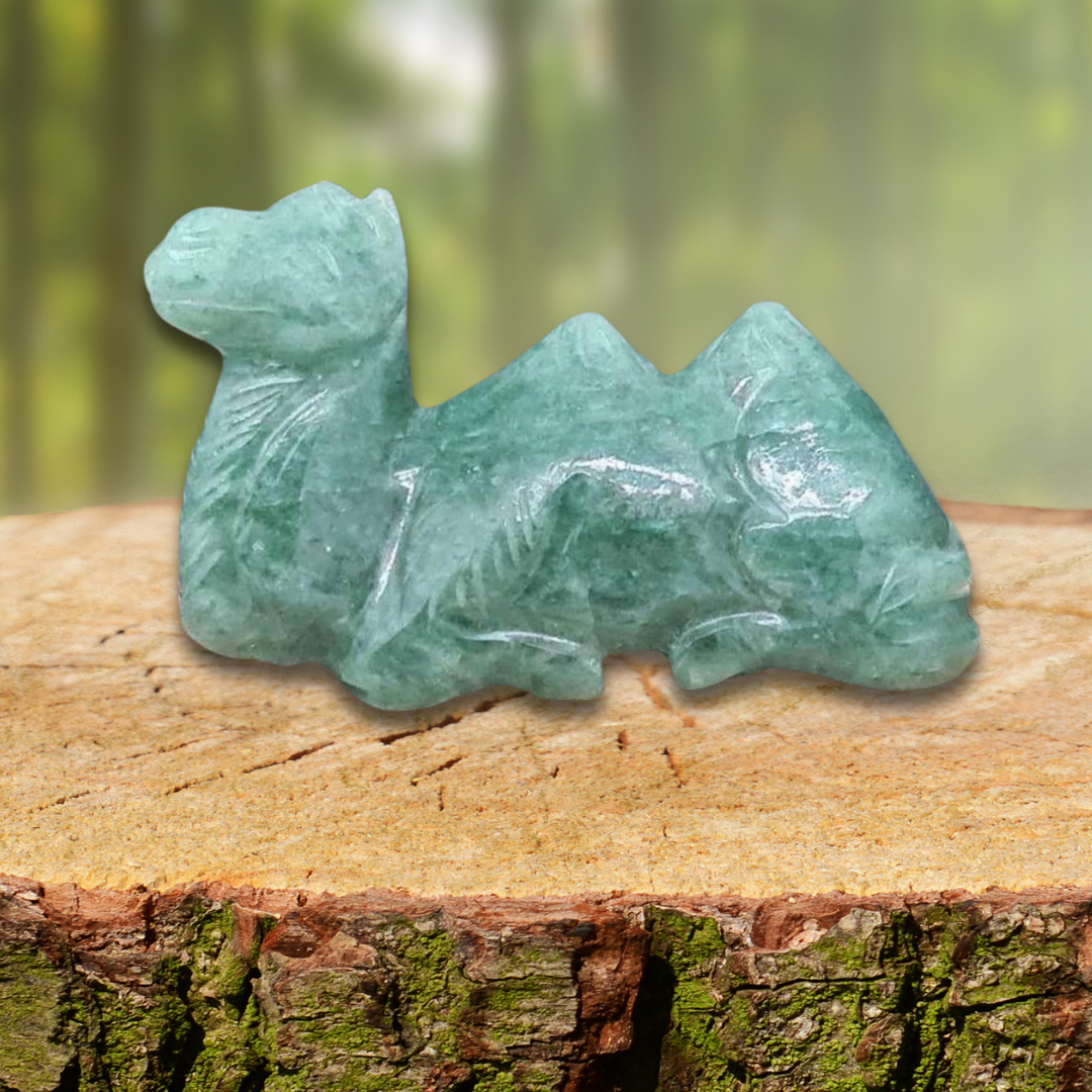 Chameau en Aventurine verte 45g (PRGFL614-1)