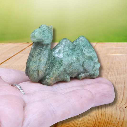 Chameau en Aventurine verte 41g (PRGFL614-2)