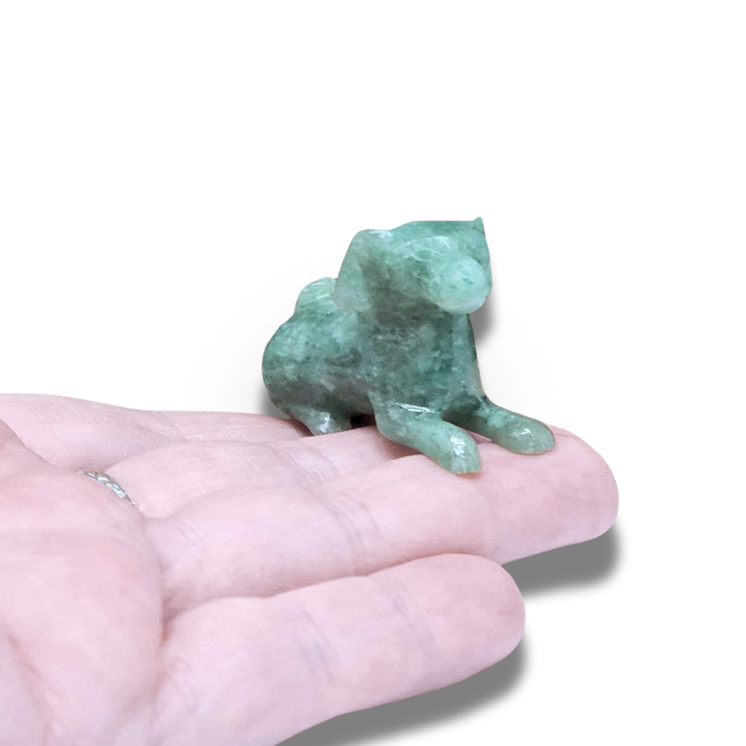 Chien en Aventurine verte (PRGFL615-9) - ENAE Minéraux