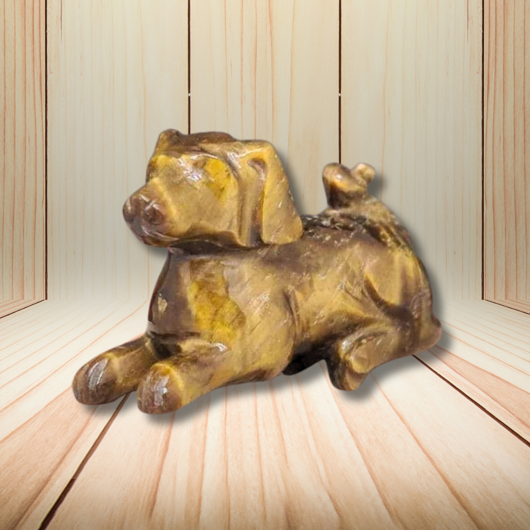Chien en Œil de Tigre 23g (PRGFL615-3) - ENAE Minéraux