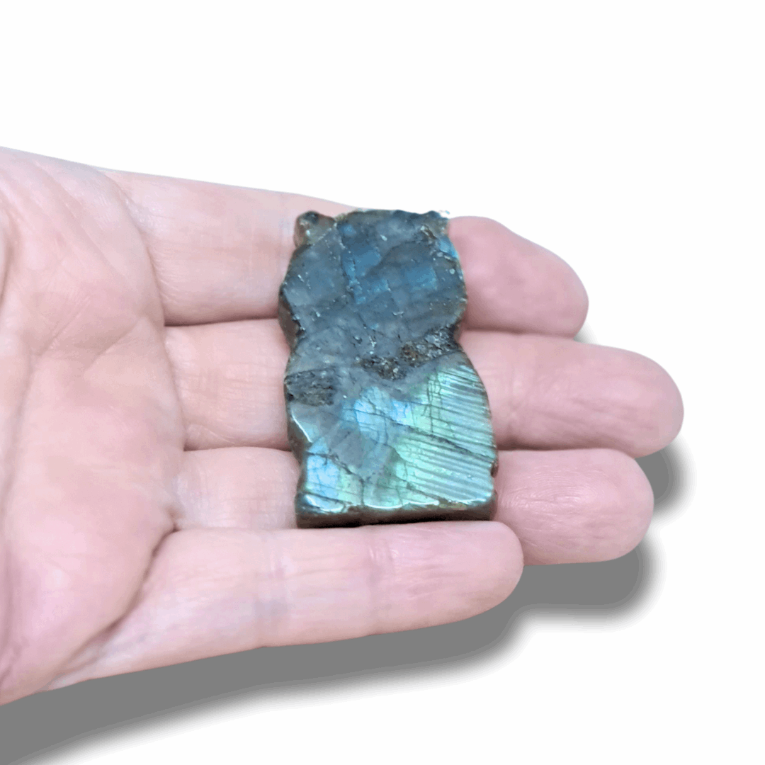 Chouette en Labradorite (PRGFL500-19)