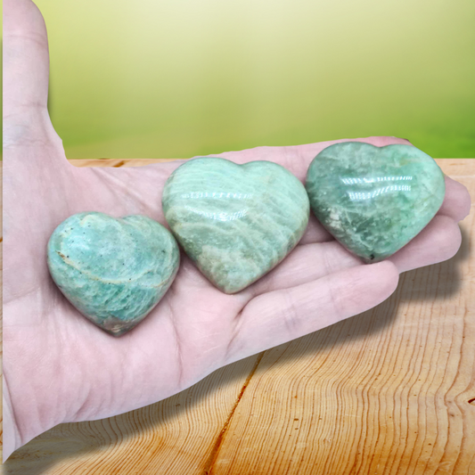 Cœur en Amazonite (PRGFL275)