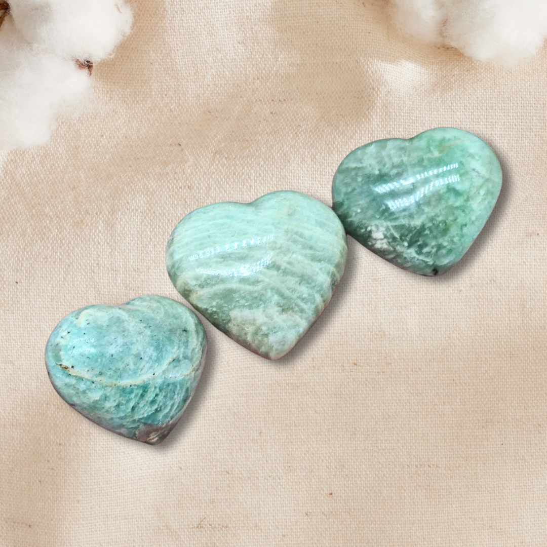 Cœur en Amazonite (PRGFL275)