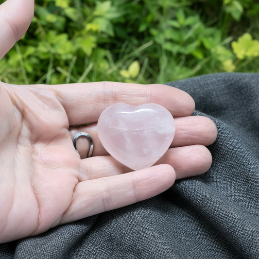Cœur en Quartz rose (PRGFL607)