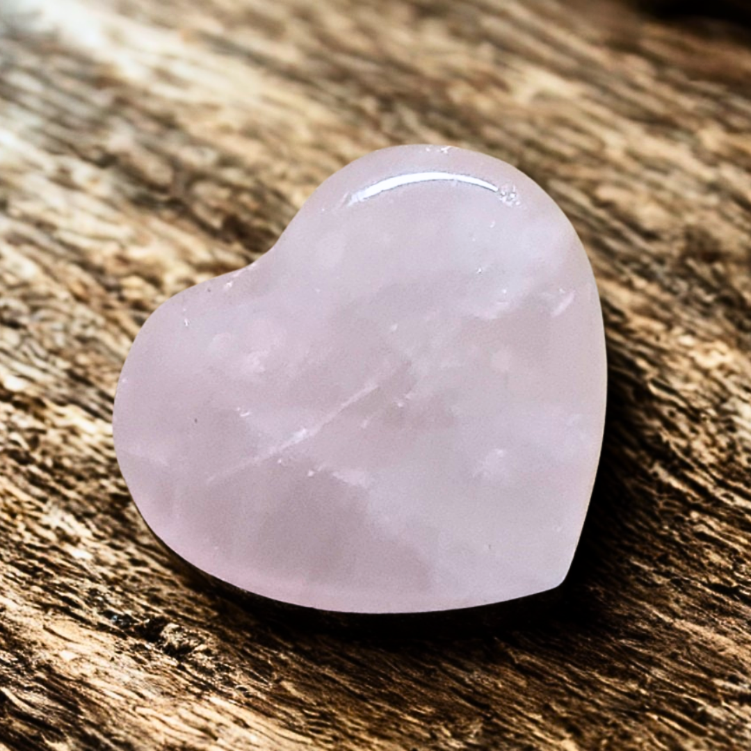 Cœur en Quartz rose (PRGFL607)