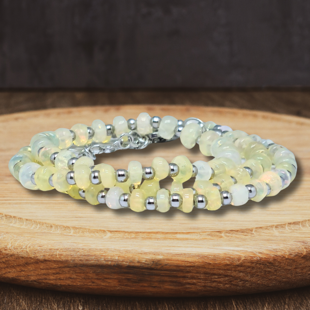 Collier en Opale Welo (COL23-57) - ENAE Minéraux