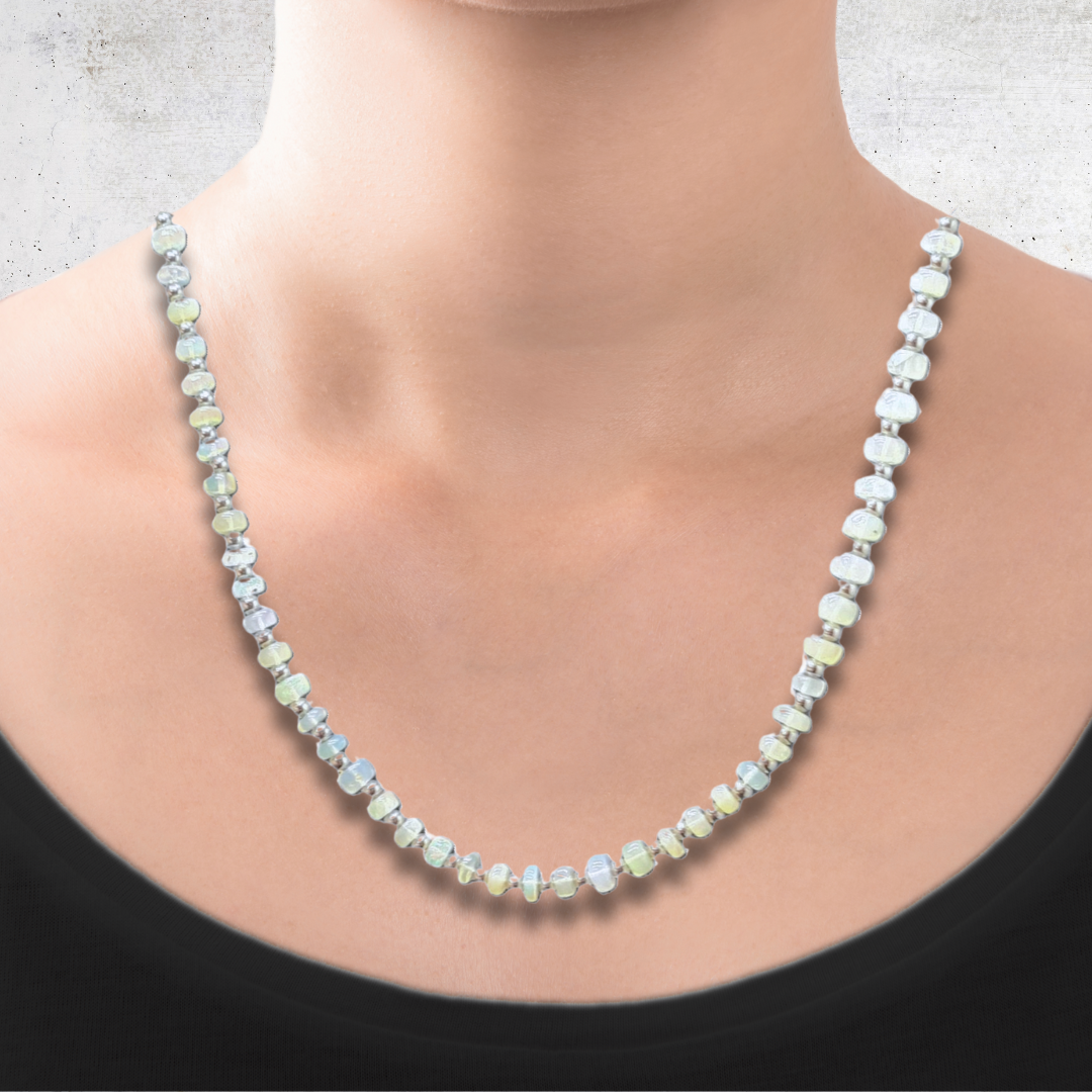 Collier en Opale Welo (COL23-57) - ENAE Minéraux