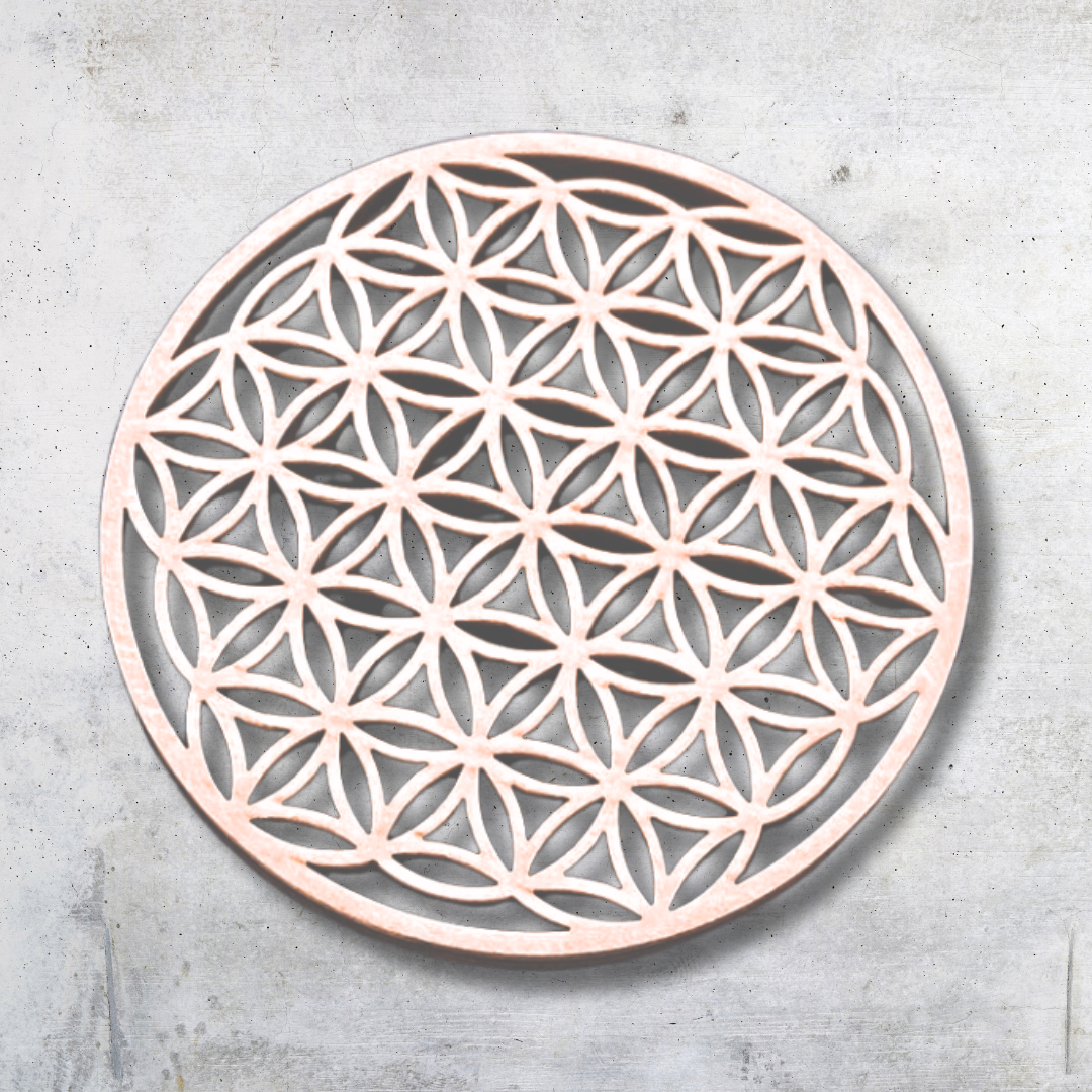 Fleur de vie 3D en bois 10 cm