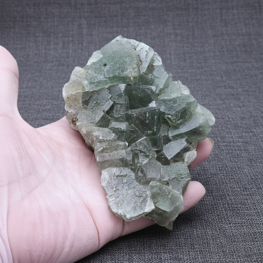 Fluorite (ou Fluorine) verte brute 487g (MB237)