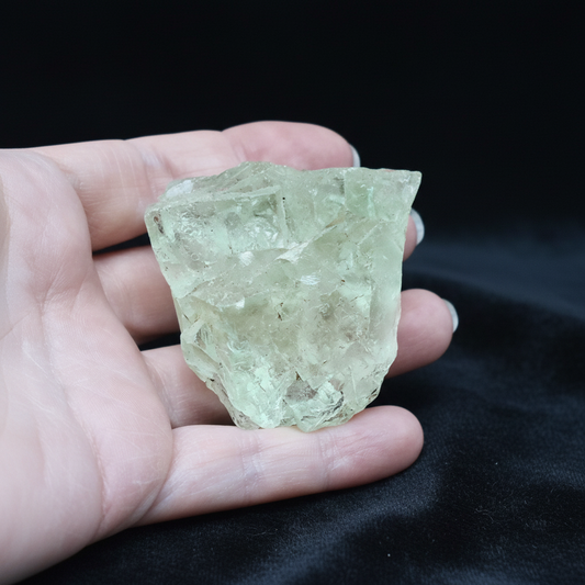 Fluorite cubique verte brute 128g (MB387)