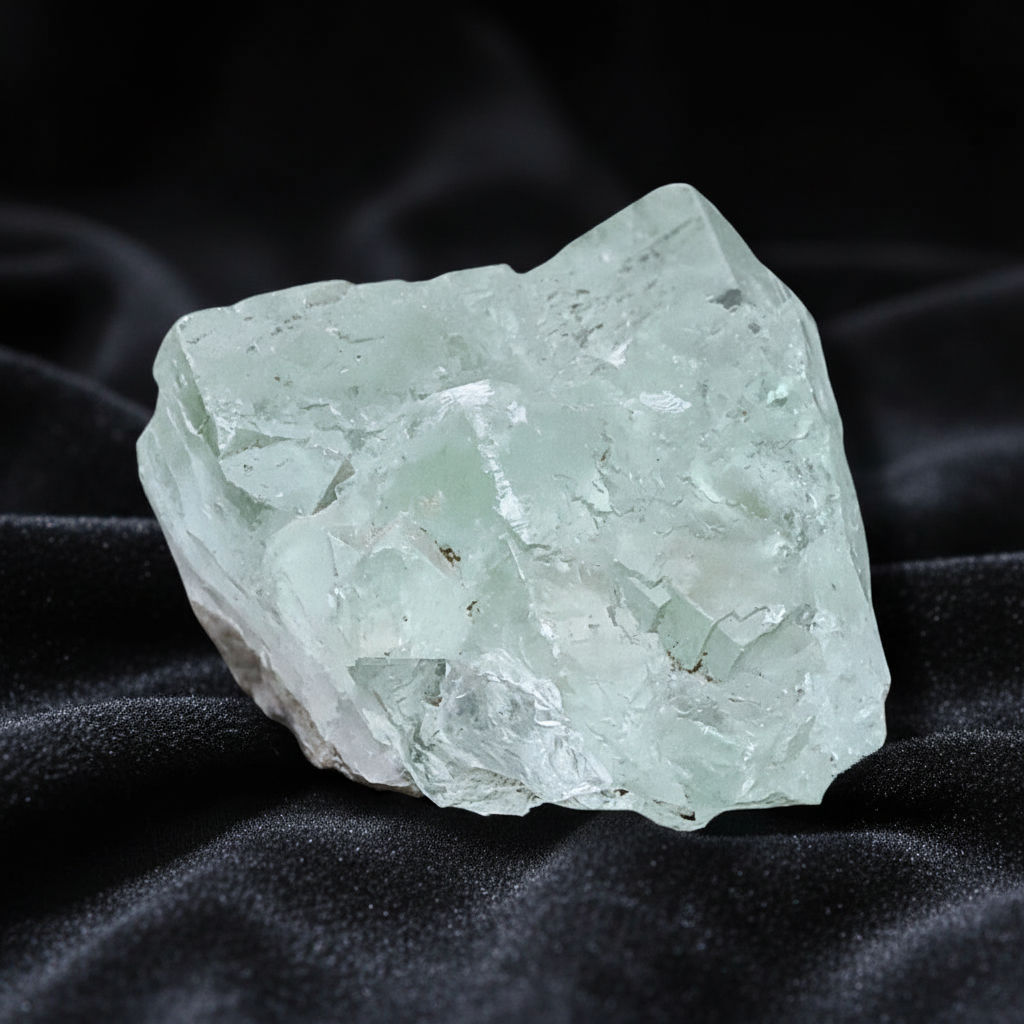 Fluorite cubique verte brute 128g (MB387)