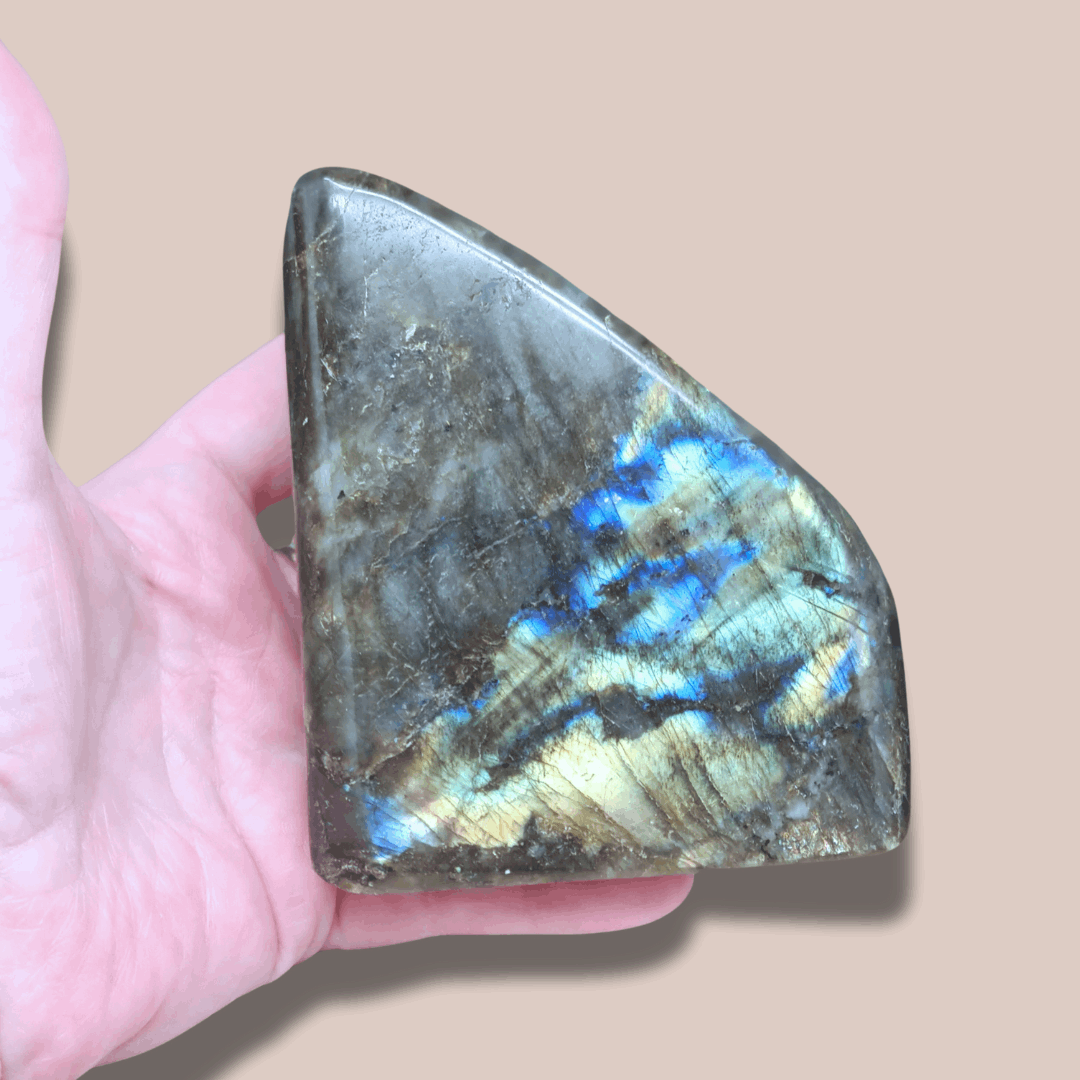 Forme libre polie en Labradorite 653g (PRGFL256-2)