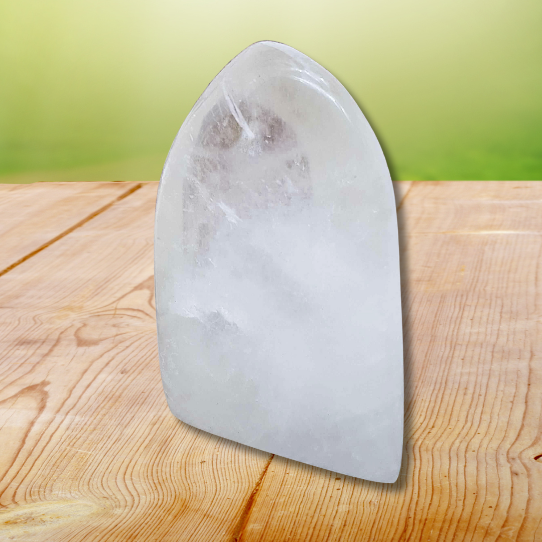 Forme libre en Cristal de roche 633g (PRGFL592) - ENAE Minéraux