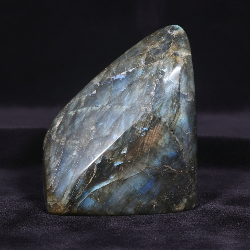 Forme libre polie en Labradorite 653g (PRGFL256-2)