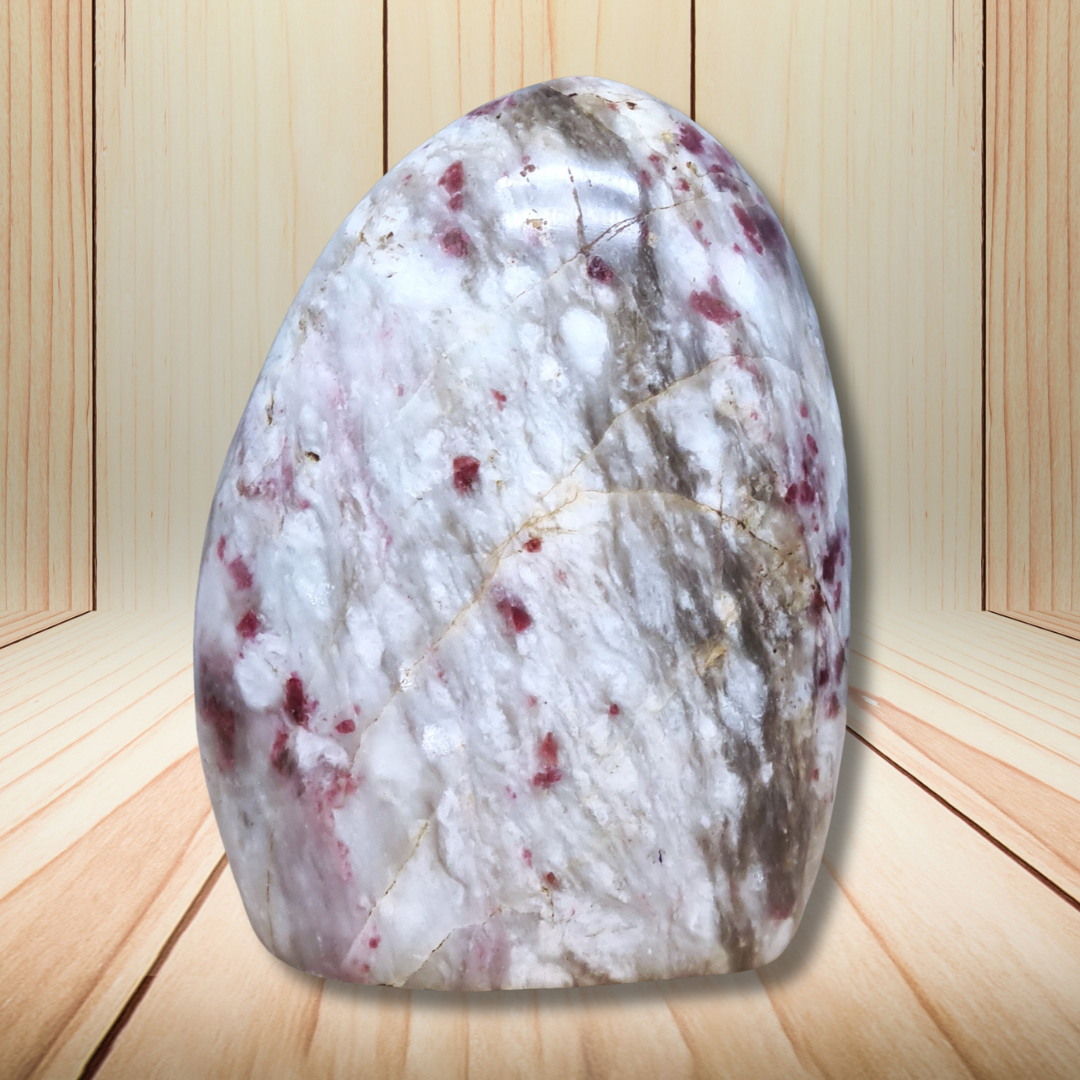 Forme libre polie en Tourmaline rose 283g (PRGFL285) - ENAE Minéraux