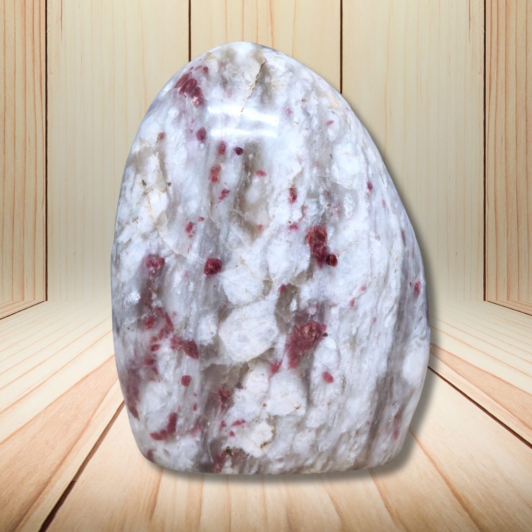 Forme libre polie en Tourmaline rose 283g (PRGFL285) - ENAE Minéraux