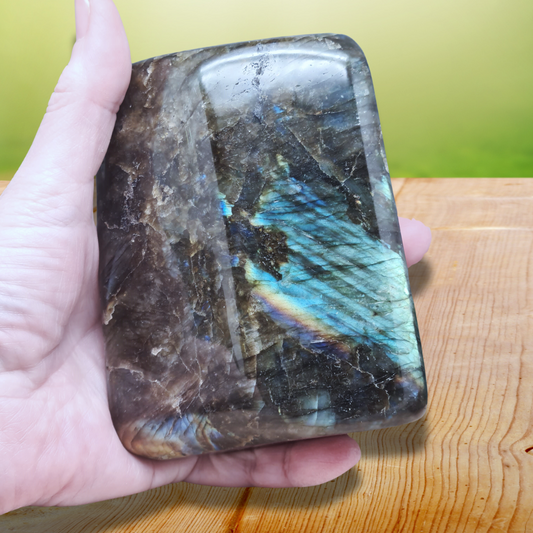 Forme Libre Labradorite 838g (PRGFL527-8) - ENAE Minéraux