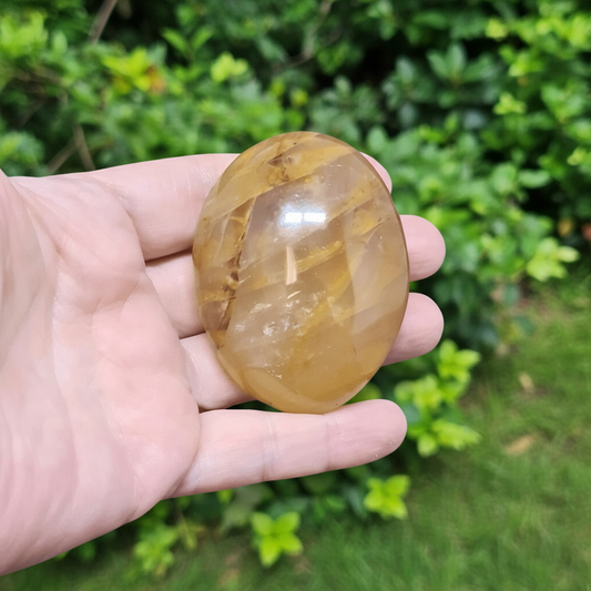 Galet en Quartz à Limonite (PRGFL720) - ENAE Minéraux