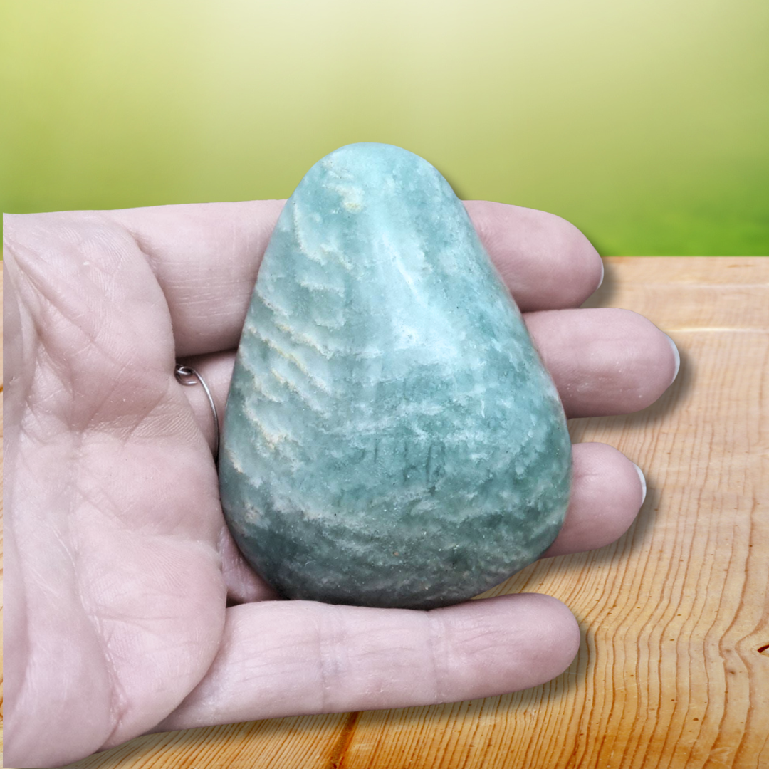 Galet en Amazonite (PRGFL636-4)