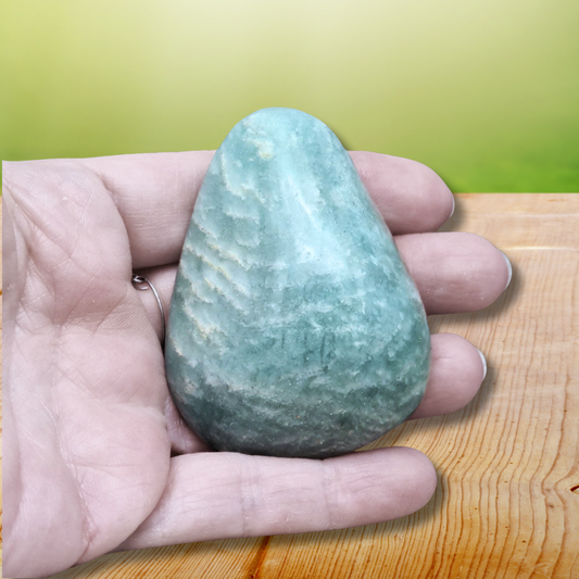 Galet en Amazonite 92g (PRGFL636-4)