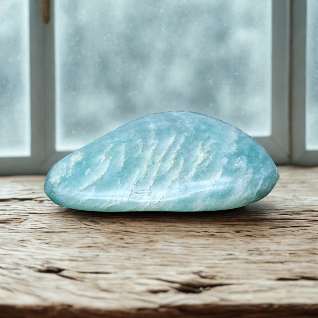 Galet en Amazonite 92g (PRGFL636-4)