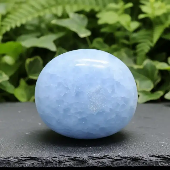 Galet en Calcite bleue 144g (PRGFL529 - 6)