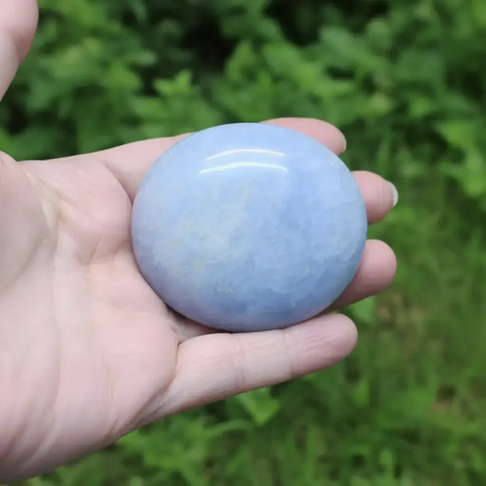 Galet en Calcite bleue 144g (PRGFL529 - 6)