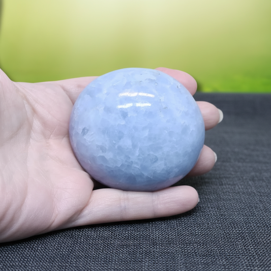 Galet en Calcite bleue 192g (PRGFL529-5)