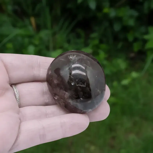 Galet en Quartz fumé Morion 55g (PRGFL151)