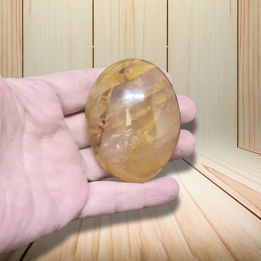 Galet en Quartz à Limonite 110g (PRGFL720) - ENAE Minéraux