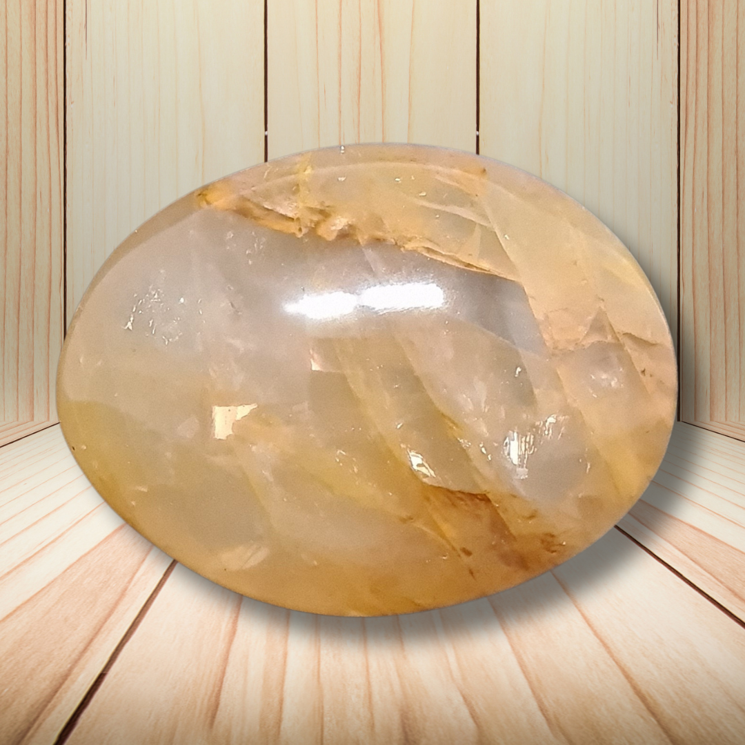 Galet en Quartz à Limonite 110g (PRGFL720) - ENAE Minéraux