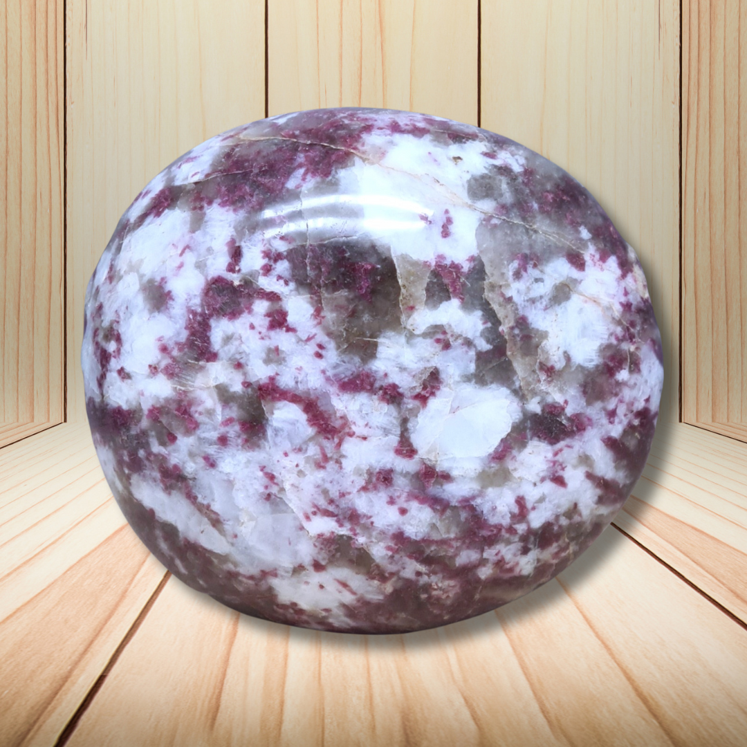 Galet en Tourmaline rose (Rubellite) 239g (PRGFL526-9) - ENAE Minéraux