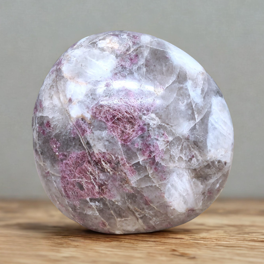 Galet en Tourmaline rose (Rubellite) 125g (PRGFL526-7)