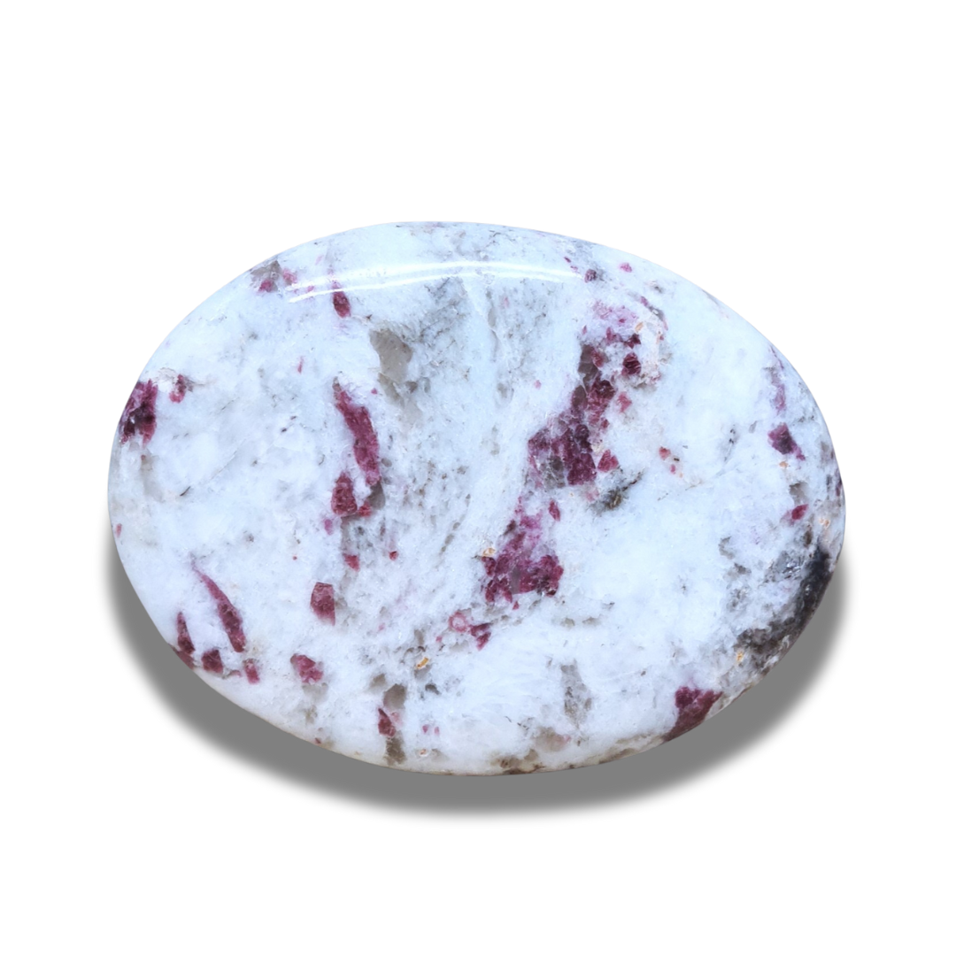 Galet en Tourmaline rose (Rubellite) (PRGFL526-8) - ENAE Minéraux