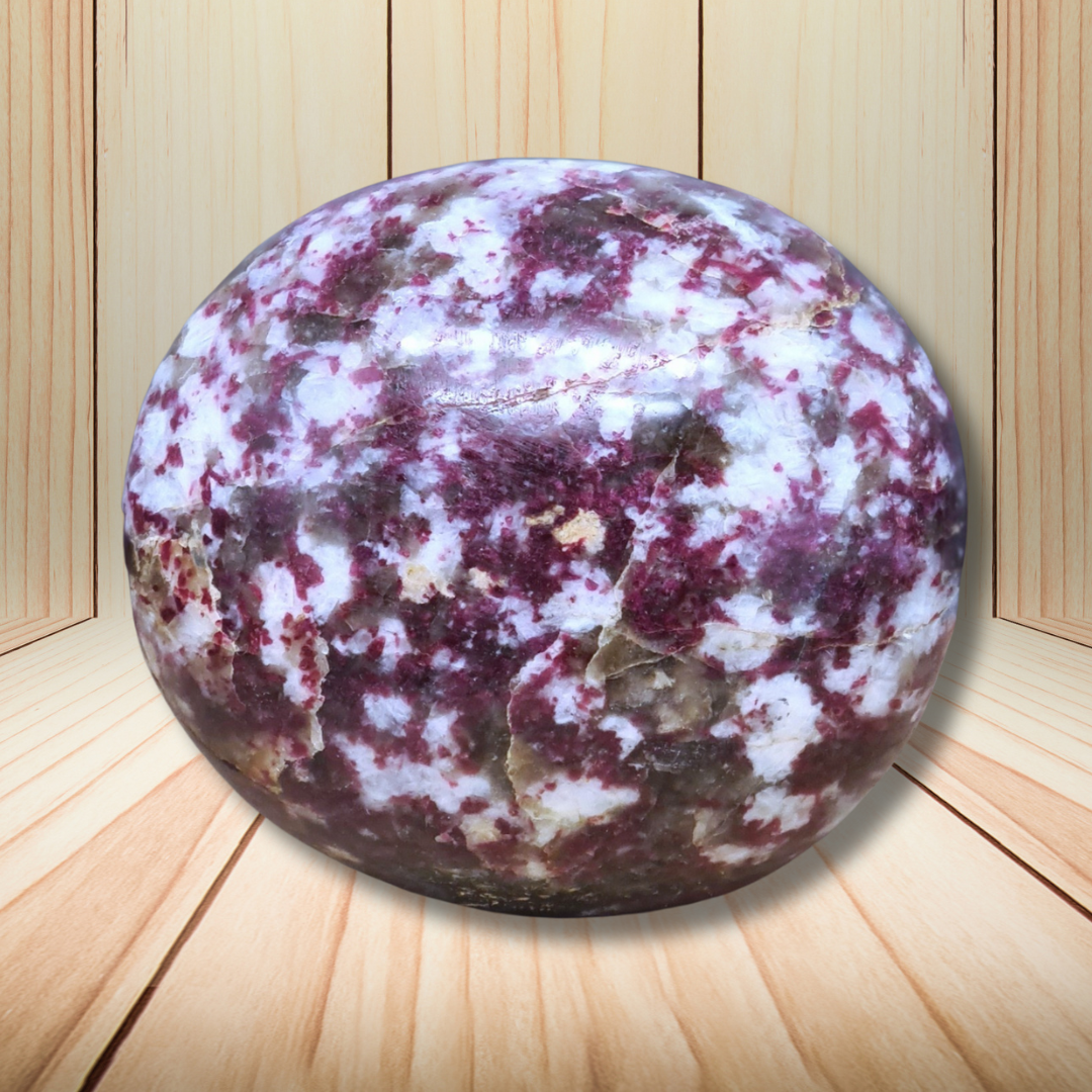 Galet en Tourmaline rose (Rubellite) 239g (PRGFL526-9) - ENAE Minéraux