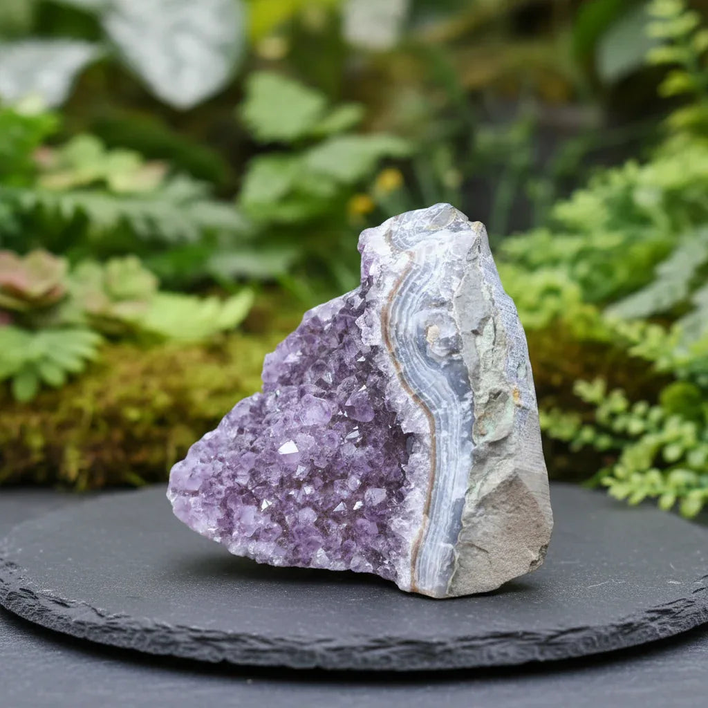 Géode d'Améthyste brute 872g (MB330-14)