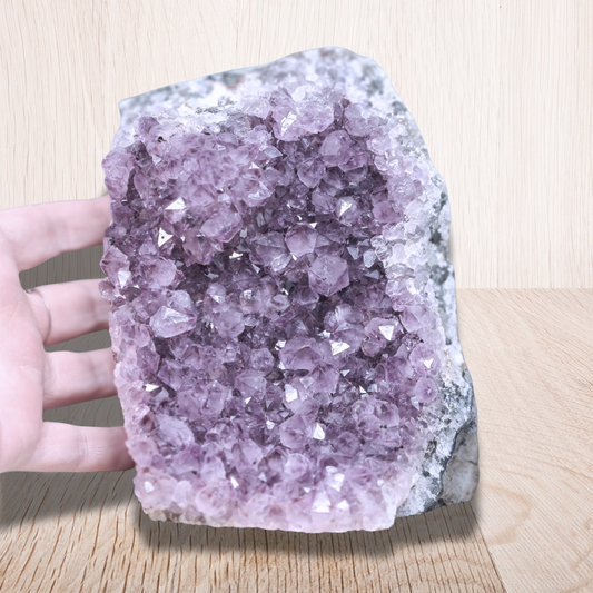 Géode d'Améthyste brute 1611g (MB330-10)