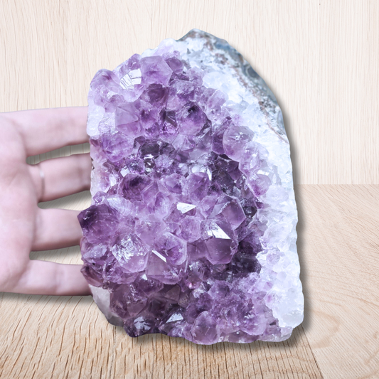 Géode d'Améthyste brute 1034g (MB330-9)