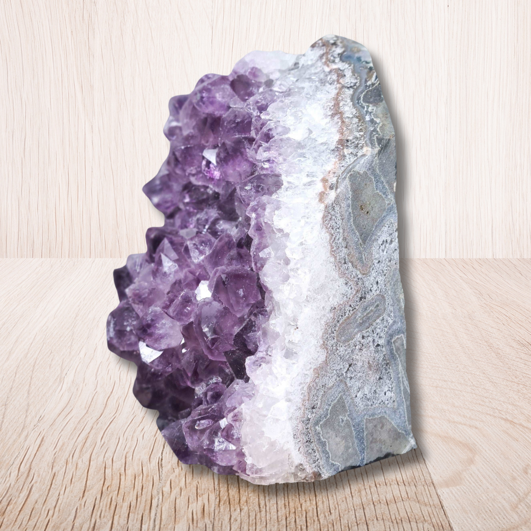 Géode d'Améthyste brute 1034g (MB330-9)
