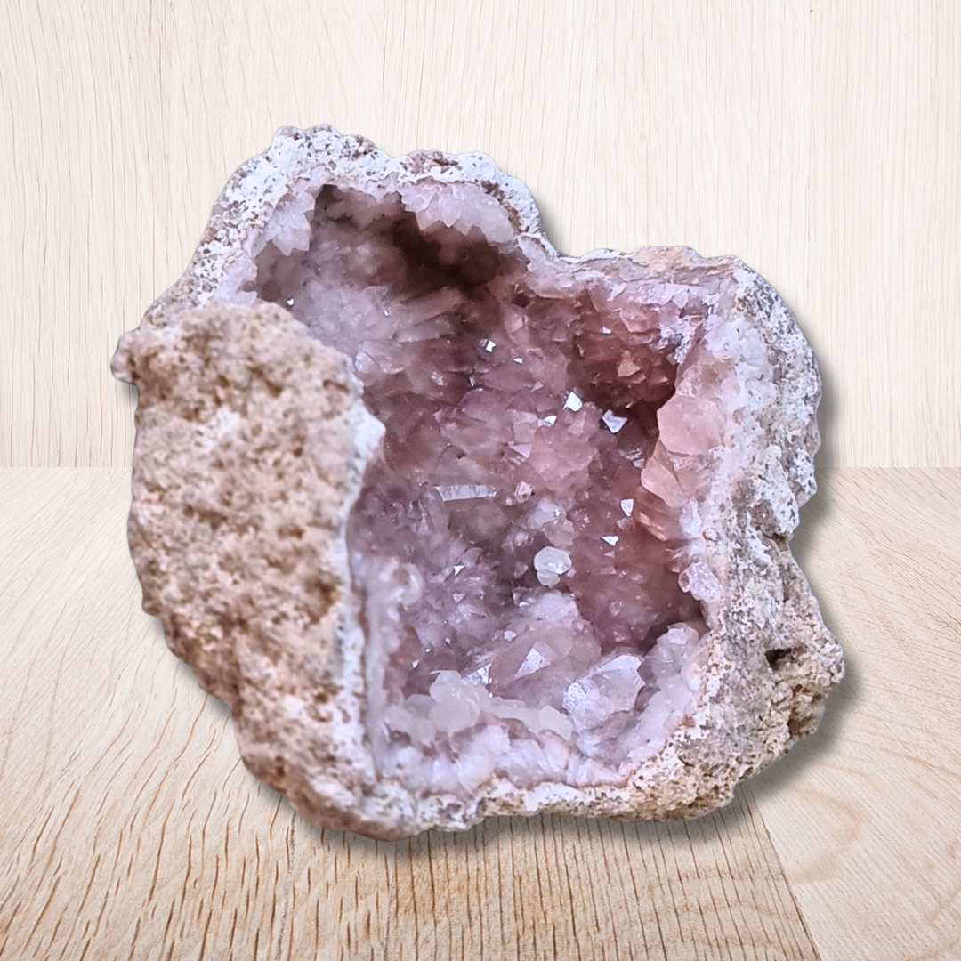 Géode d'Améthyste Rose (MB541)