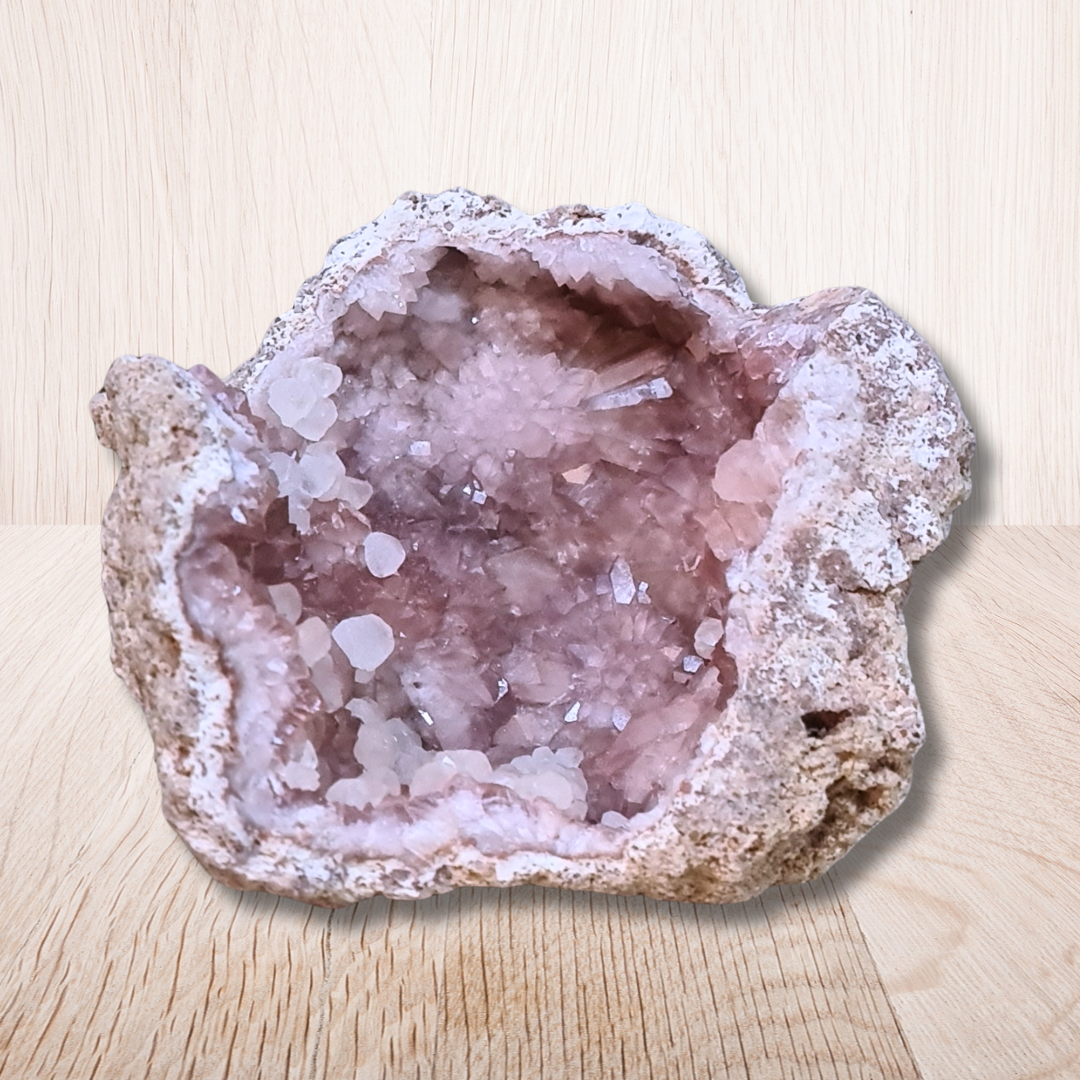 Géode d'Améthyste Rose (MB541)