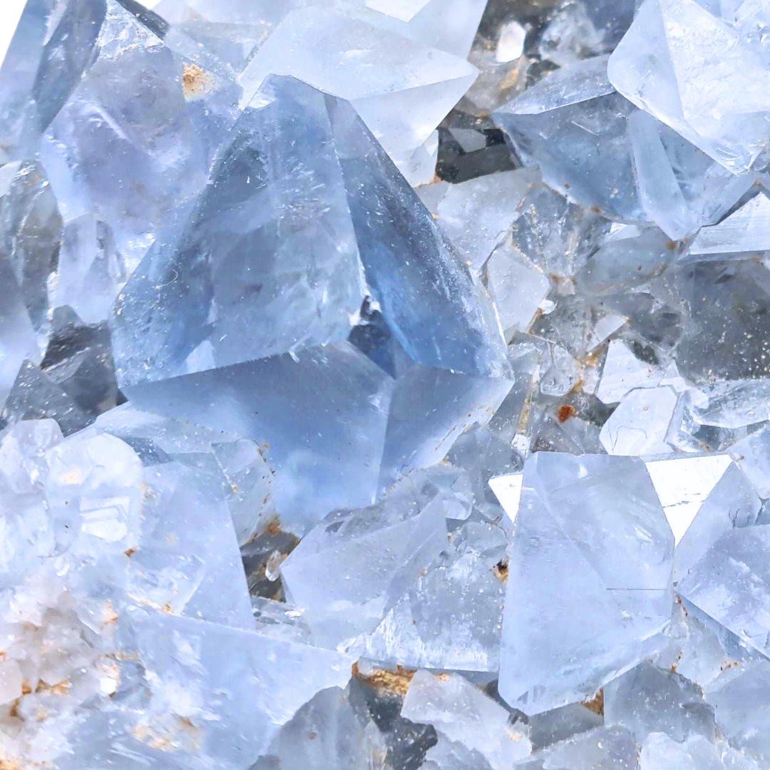 Géode de Célestine bleue brute 450g (MB331-6) - ENAE Minéraux